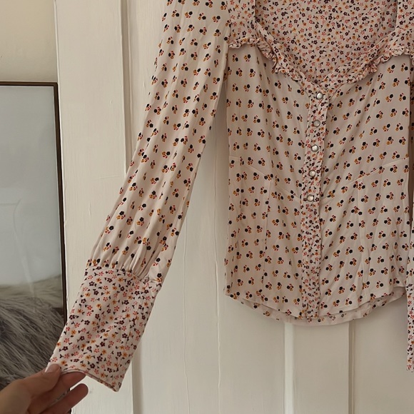 FREE PEOPLE Soft Blouse - Picture 2 of 8